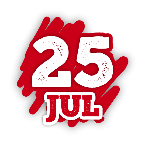 Programação de 25 de julho