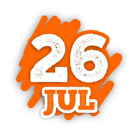 Programação de 26 de julho